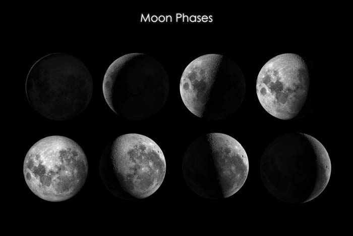 2款月亮月球行星photoshop笔刷透明素材"