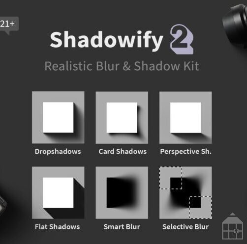 【送教程】PS插件真实影子投影神器 Shadowify2 PS2022亲测可用