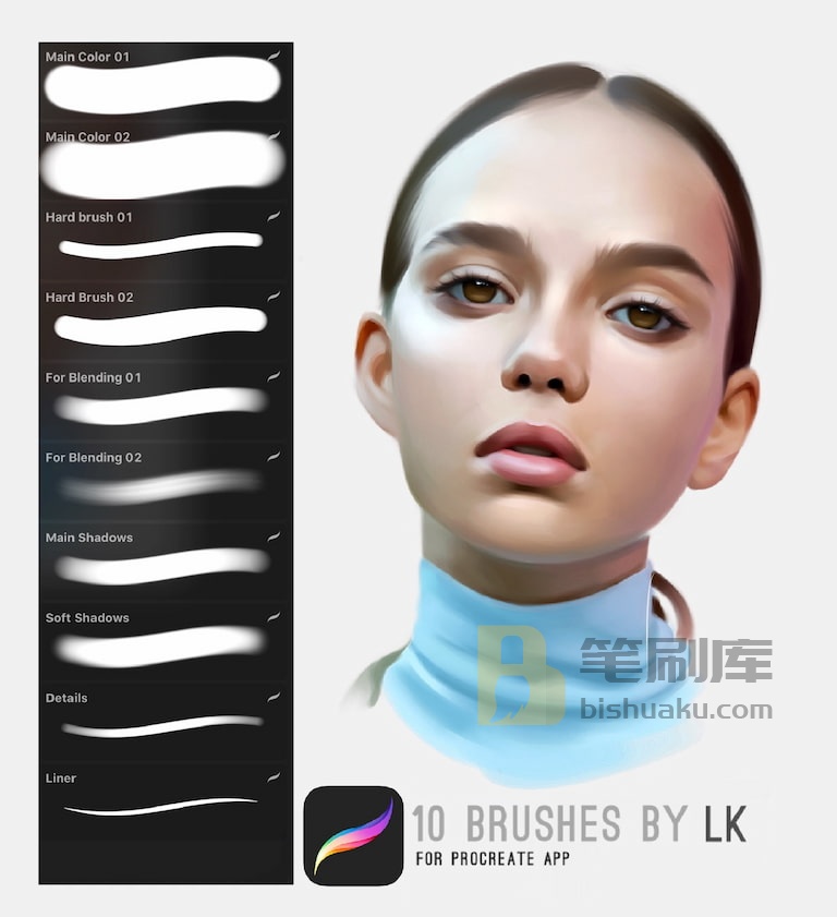 Lisa Kansky基础笔刷-Procreate