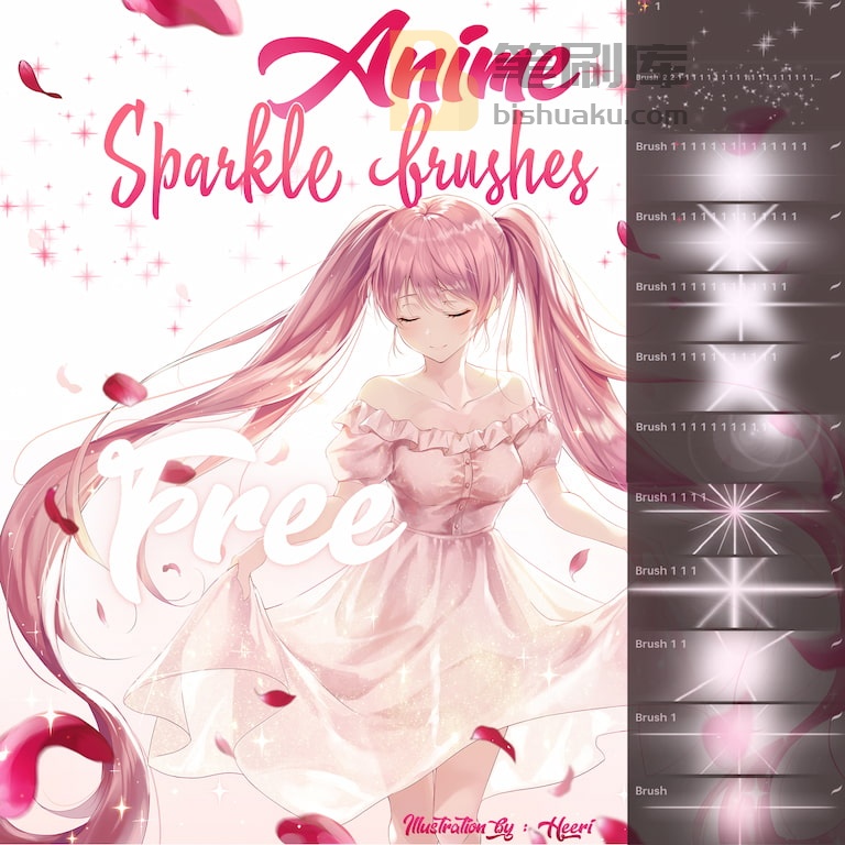 Attki漫画闪光笔刷包-Procreate Attki漫画闪光笔刷包-Procreate