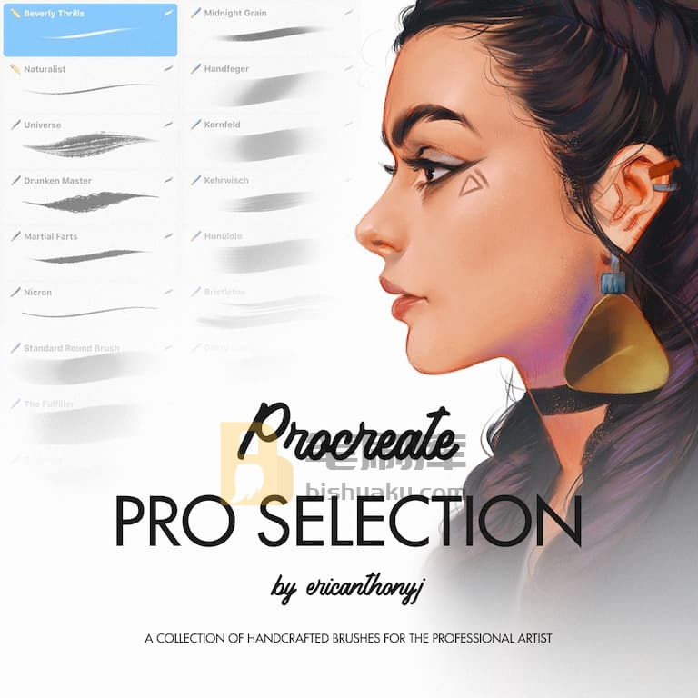 ericanthonyj专业笔刷-procreate ericanthonyj专业笔刷-procreate