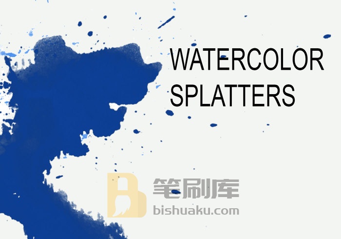 水彩飞溅