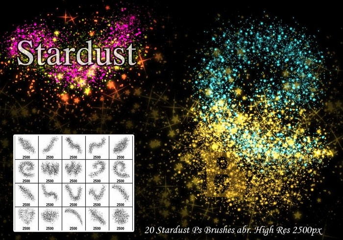 20款Stardust Ps Brushes abr PS笔刷