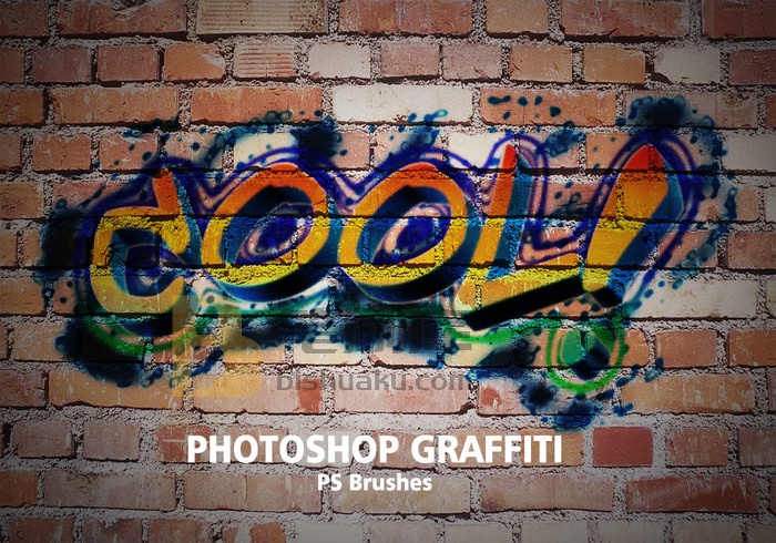 20款Graffiti PS Brushes abr. Vol.1 PS笔刷