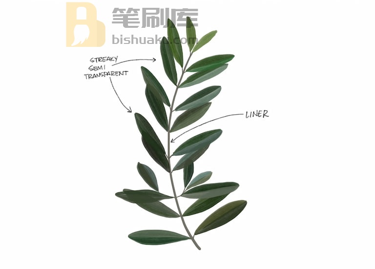 Procreate水粉恋人笔刷应用示例一