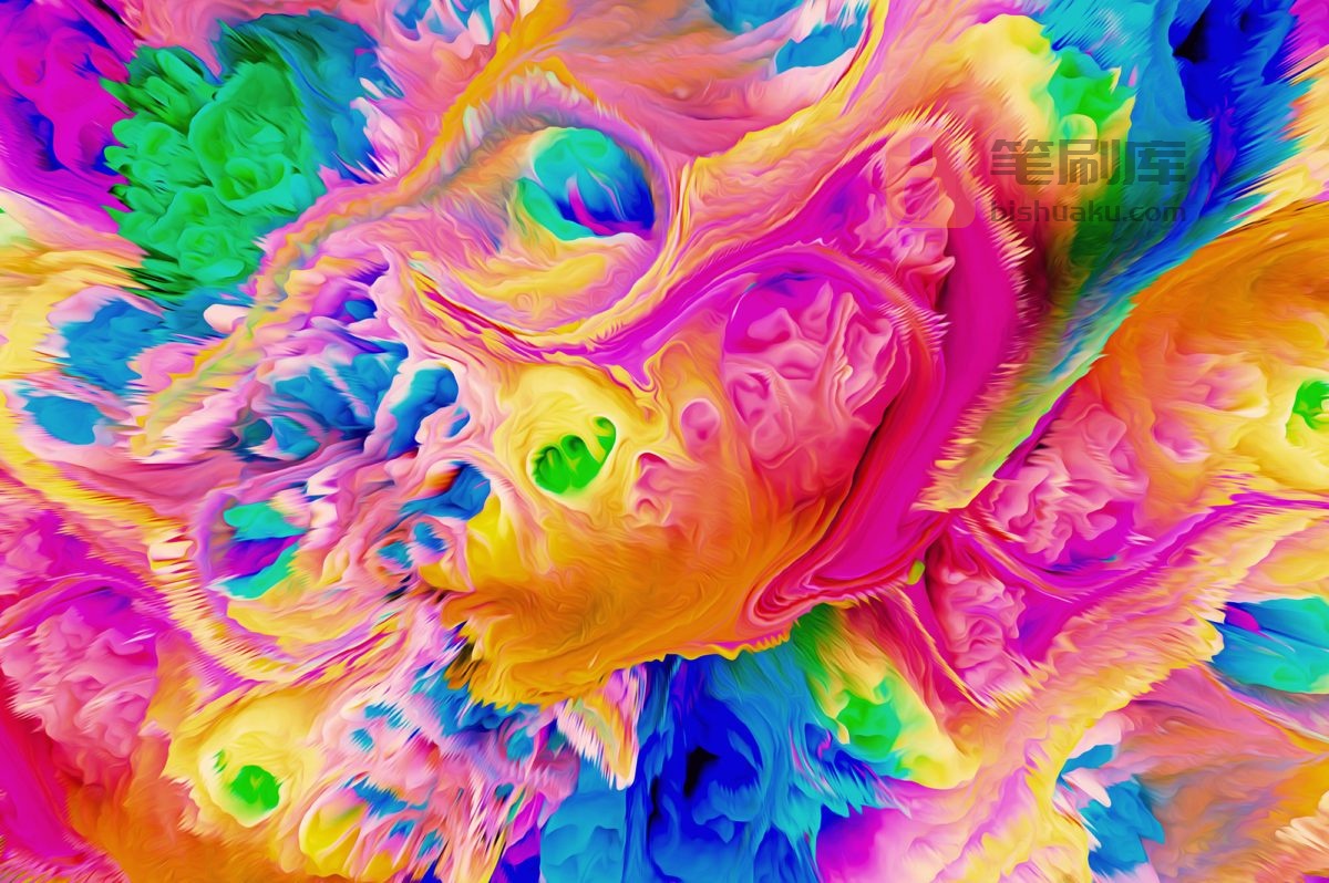 创意抽象纹理系列：40款魅力四射抽象纹理&PS笔刷 Energy, Vol. 1插图(1)