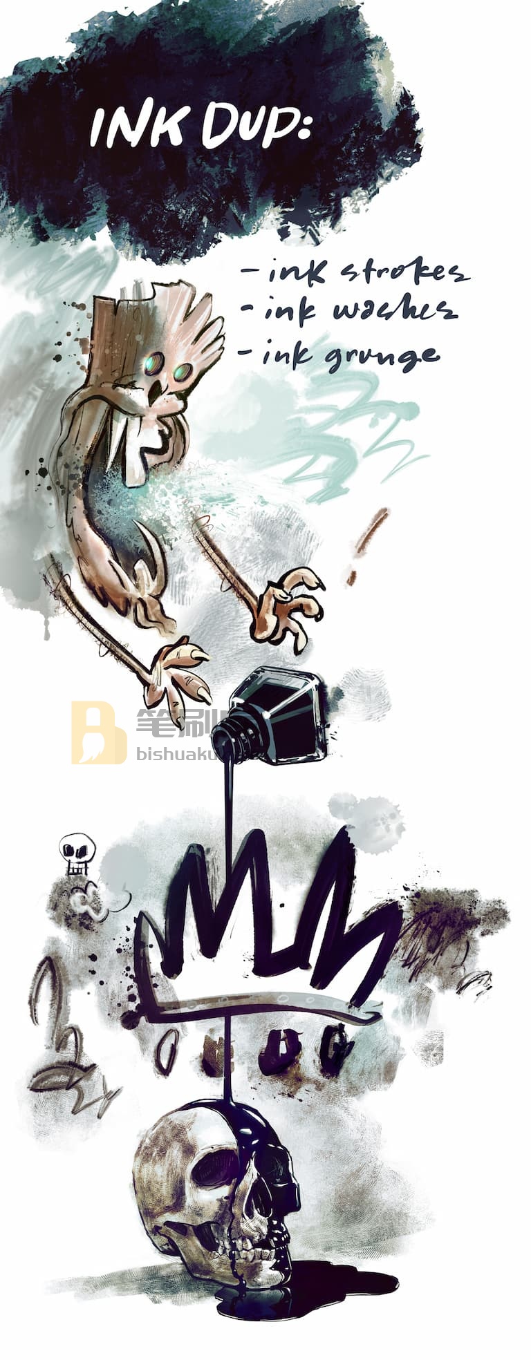 MattyB墨水笔刷二-Procreate MattyB墨水笔刷二-Procreate