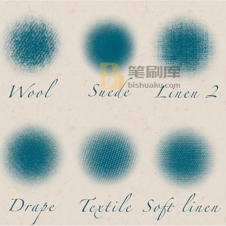 TatyWorks织物纹理笔刷-procreate TatyWorks织物纹理笔刷-procreate