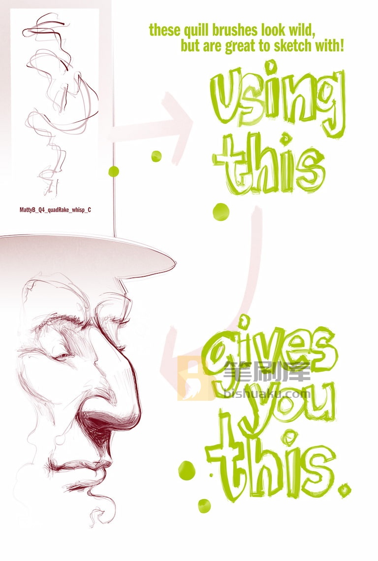MattyB_Q4_quadRake_whisp_C效果展示一-Procreate MattyB_Q4_quadRake_whisp_C效果展示一-Procreate