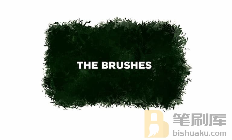 MattyB植被笔刷预览-Procreate