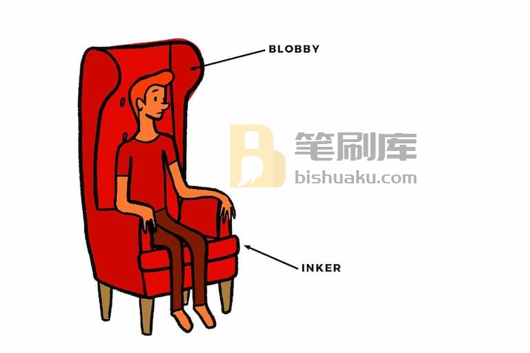 儿童扁平风或卡通动画风格procreate笔刷示例应用一