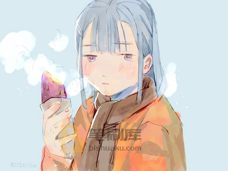 柑橘水彩笔刷预览二-procreate 柑橘水彩笔刷预览二-procreate