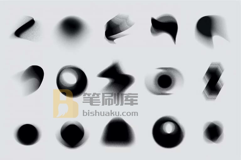噪点颗粒笔刷预览二-Prorcreate 噪点颗粒笔刷预览二-Prorcreate
