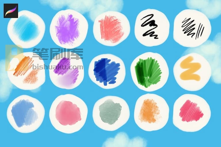Mels Brushes笔刷预览