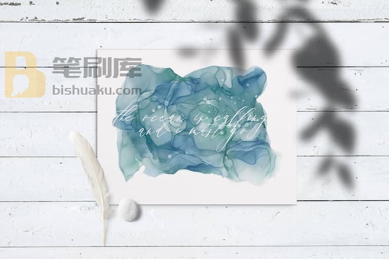 procreate墨水飘纱图章笔刷-作品示例一