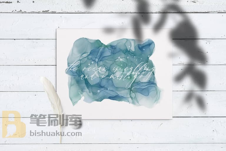 procreate墨水飘纱图章笔刷-作品示例一 procreate墨水飘纱图章笔刷-作品示例一