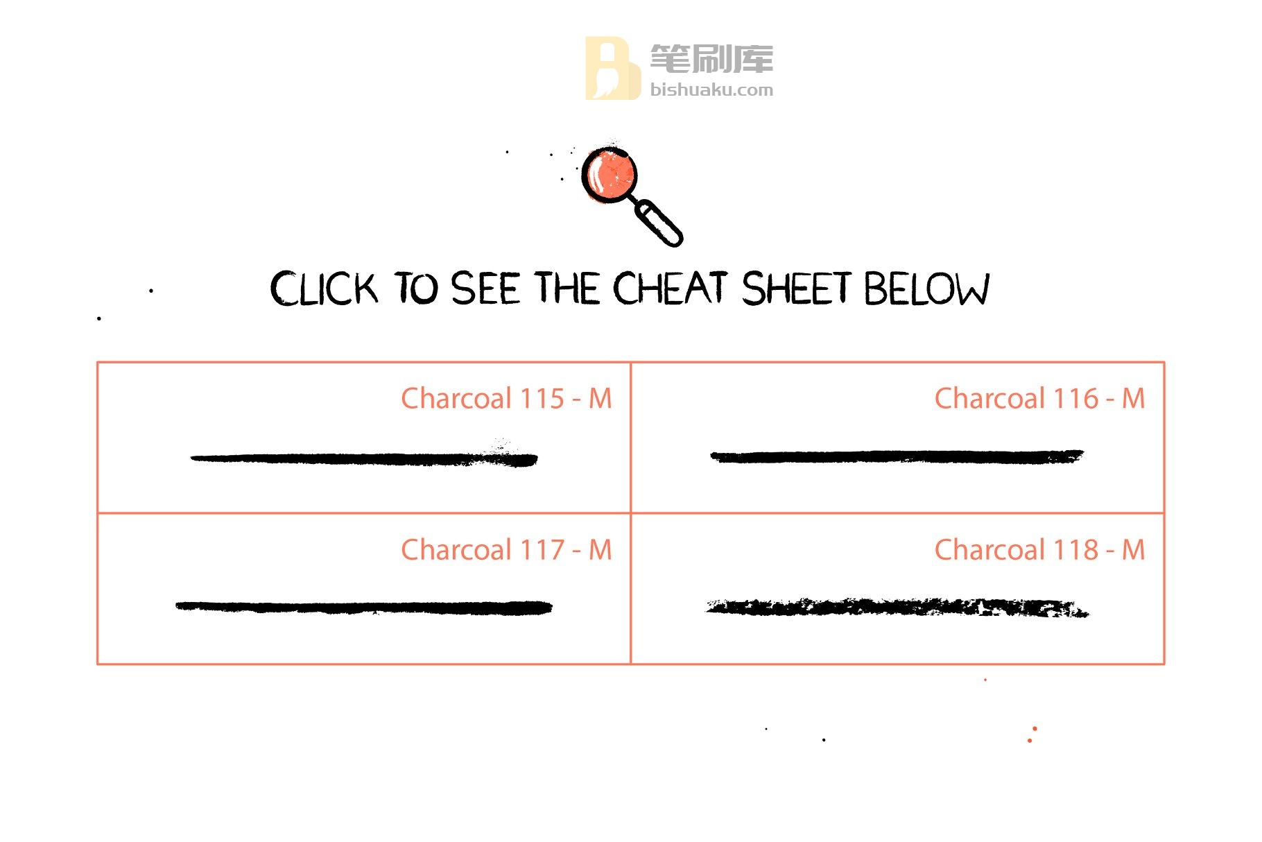碳画笔AI笔刷 Charcoal AI brushes插图(3)