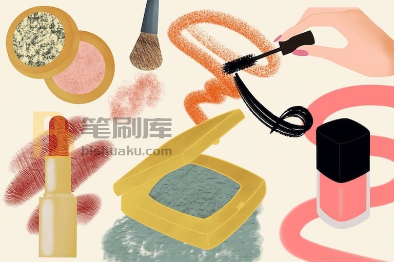 Procreate绘画作品-化妆品展示 Procreate绘画作品-化妆品展示