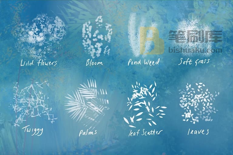 自然元素笔刷预览三 自然元素笔刷预览三