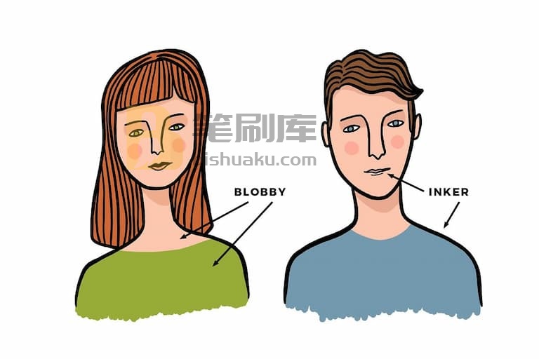 儿童扁平风或卡通动画风格procreate笔刷示例应用四 儿童扁平风或卡通动画风格procreate笔刷示例应用四
