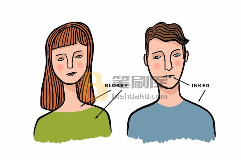 墨水笔刷作画示例-procreate 墨水笔刷作画示例-procreate