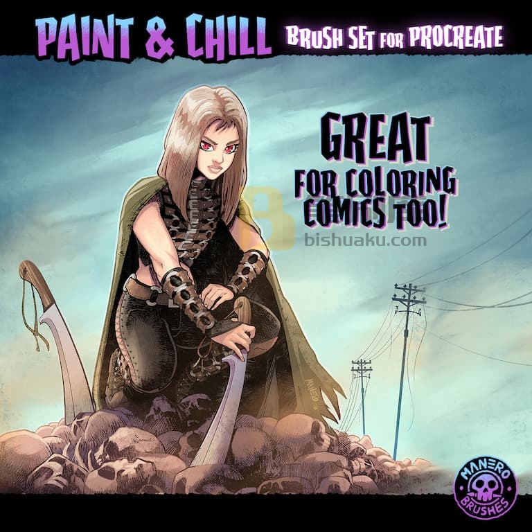 Procreate笔刷应用示例四 Procreate笔刷应用示例四
