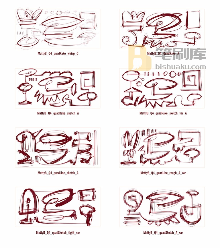 Mattyb素描墨水笔刷预览八-Procreate Mattyb素描墨水笔刷预览八-Procreate