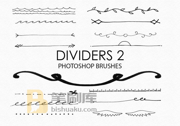 专用于VD手绘分隔器Photoshop画笔2