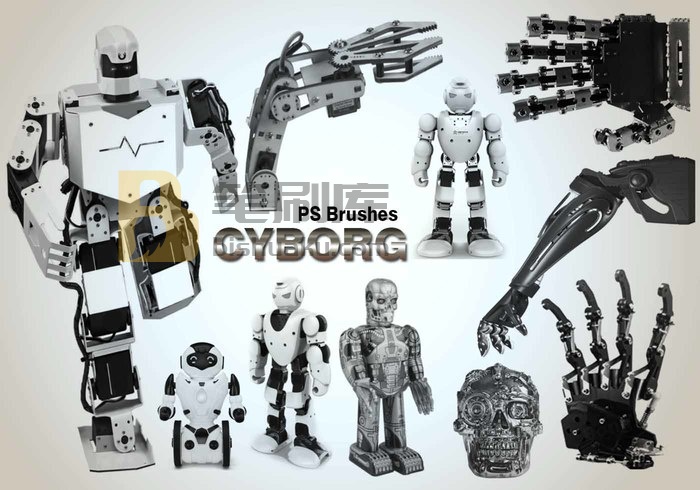 20款Cyborg PS Brushes abr.vol.3 PS笔刷
